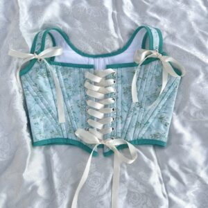 The Perfect Corset - Blue Florals